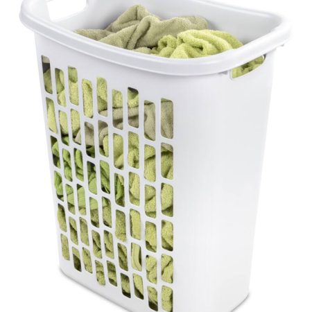 Sterilite Open Rectangular Laundry Hamper, 20 L x 13.1 W x 24-in H, 63 L Capacity