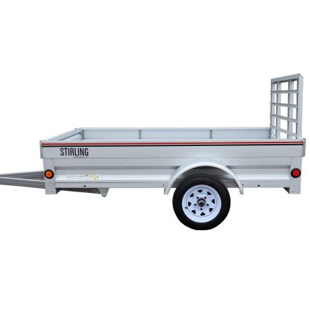 Stirling Galvalume ™ Plus Box Trailer, 4-ft x 7-ft