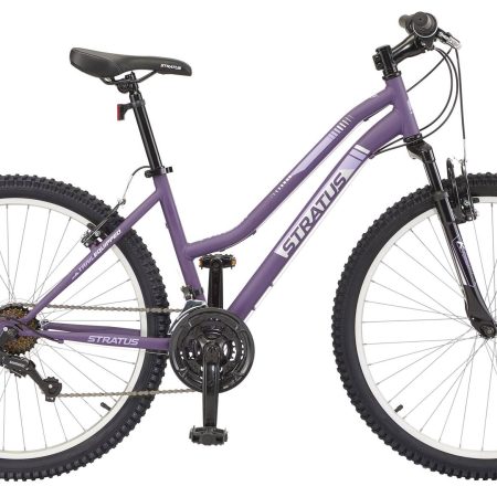 Stratus Phaser Hardtail Mountain Bike,  26-in, Purple