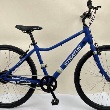 Stratus Hightown Electric Bike, 700C, Blue