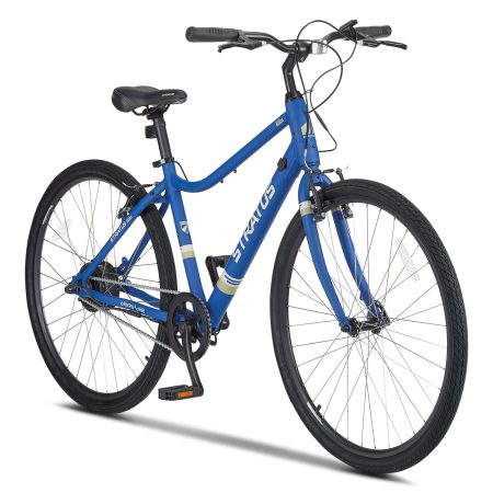 Stratus Hightown Electric Bike, 700C, Blue