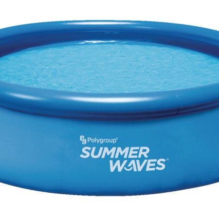 Summer Waves® Round Quick Set Inflatable Pool with Filter Pump, 12-ft x 30-in