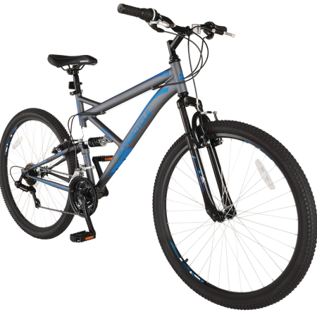 Supercycle Outlook Dual-Suspension Mountain Bike,  27.5-in, Grey/Blue