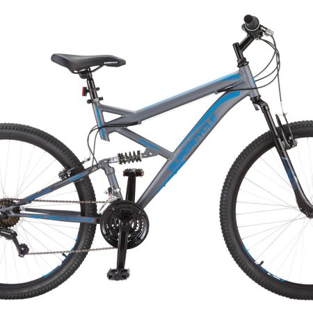 Supercycle Outlook Dual-Suspension Mountain Bike,  27.5-in, Grey/Blue