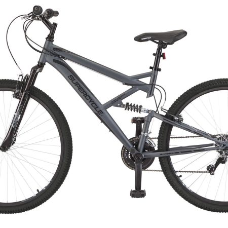 Supercycle Outlook Dual-Suspension Mountain Bike,  29-in, Grey/Black