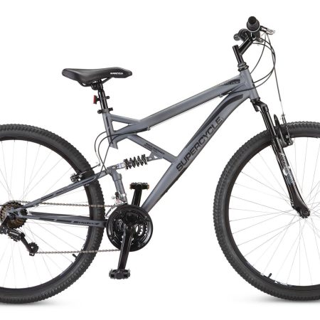 Supercycle Outlook Dual-Suspension Mountain Bike,  29-in, Grey/Black