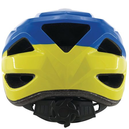 Supercycle Pursuit Bike Helmet, Youth, Blue/Yellow