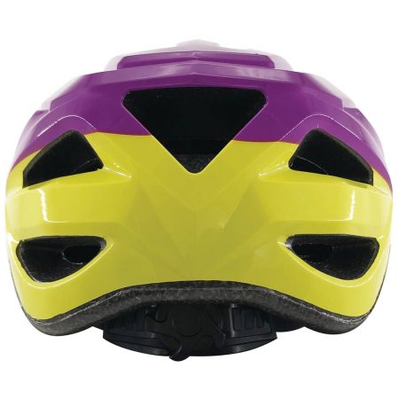 Supercycle Pursuit Bike Helmet, Youth, Purple/Yellow