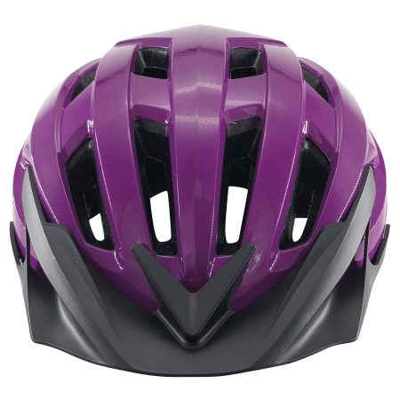 Supercycle Pursuit Bike Helmet, Youth, Purple/Yellow