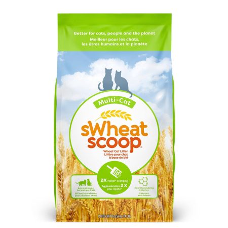 sWheat Scoop Wheat-Based Natural Multi-Cat Clumping Cat Litter