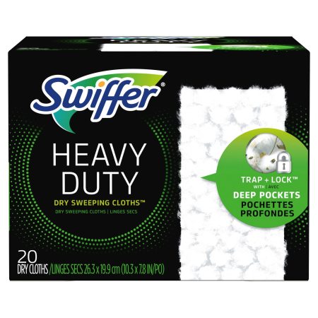 Swiffer Sweeper Heavy Duty Dry Multi-Surface Cloth Refills , 20 count