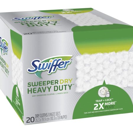 Swiffer Sweeper Heavy Duty Dry Multi-Surface Cloth Refills , 20 count