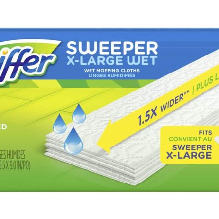 Swiffer XL Wet Mopping Cloth Refills,  Fresh Scent, 12 count