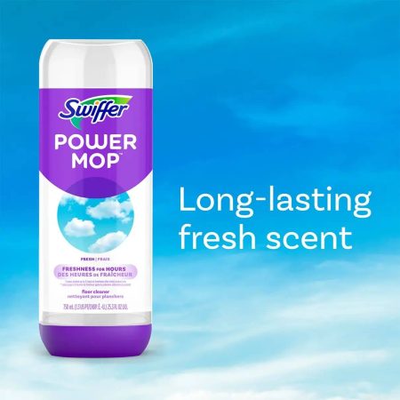 Swiffer PowerMop Floor Cleaner Liquid Refill, Fresh, 750-ml