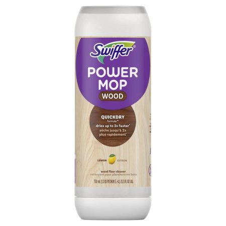 Swiffer PowerMop Wood Floor Cleaner Liquid Refill, Sandalwood, 750-ml