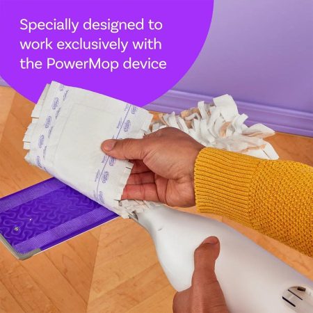 Swiffer PowerMop Wood Mopping Pad Refill, 5-pk