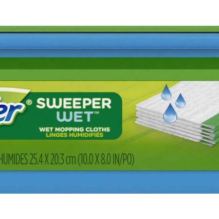 Swiffer Sweeper Wet Mopping Cloth Refills with Gain Original Scent, 24 Count