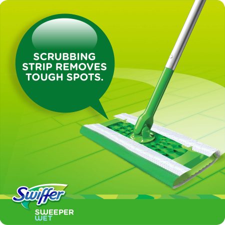 Swiffer Sweeper Wet Mopping Cloth Refills with Febreze Freshness, Lavender Scent, 24 count