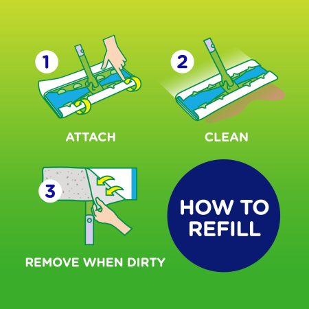 Swiffer XL Heavy Duty Dry Multi-Surface Cloth Refills, 10 count