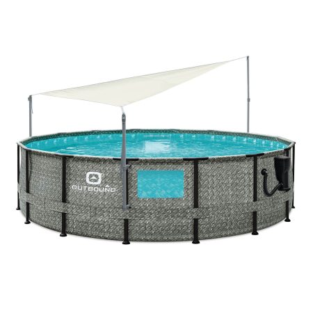 Swimways Pool Canopy for 14 to 16-ft Pools