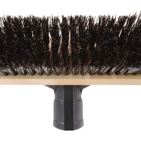 Swopt Premium Rough-Surface Heavy-Duty Push Broom Head Deck Brush, 10-in