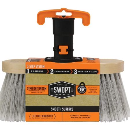 Swopt Premium Smooth-Surface Straight Broom Head