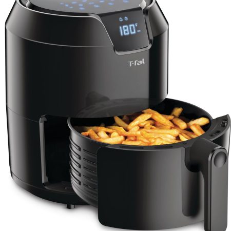 T-fal Easy Fry 8-in-1 XL Digital Air Fryer, Black, 4.2-L