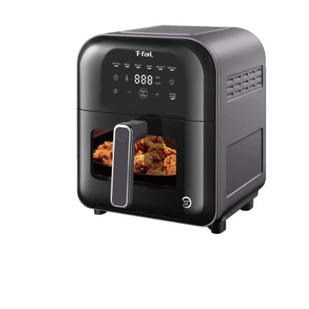 T-fal Infrared Air Fryer, Infra-Heat™ Technology, 6-L, No-Preheating, Faster, Juicier, Easier, Grey