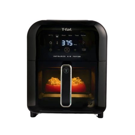 T-fal Infrared Air Fryer, Infra-Heat™ Technology, 6-L, No-Preheating, Faster, Juicier, Easier, Grey