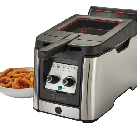 T-fal Odorless Deep Fryer, Stainless Steel, 3.5-L