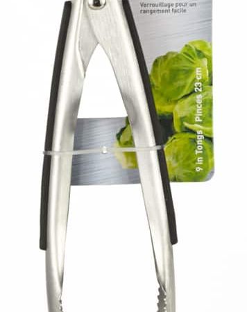 T-fal Stainless Steel Tongs, 9-in