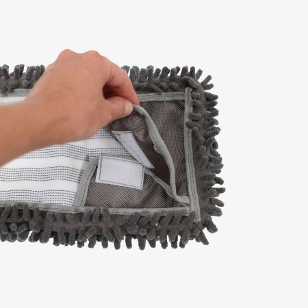 Swopt Smooth-Surface Reusable Dust Mop Head Refill, 18-in