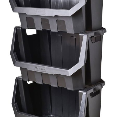 Tactix Wall Mountable Multi-Purpose Stacking Bin, 40-L