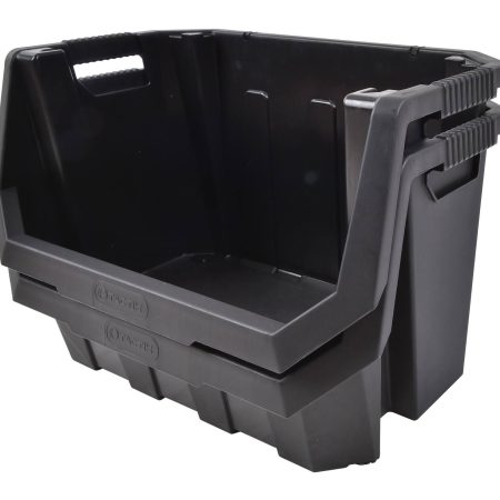 Tactix Wall Mountable Multi-Purpose Stacking Bin, 40-L