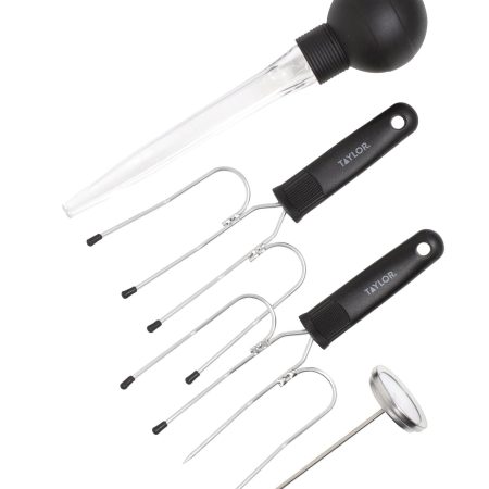 Taylor Stainless Steel Roasting Set, 4-pc