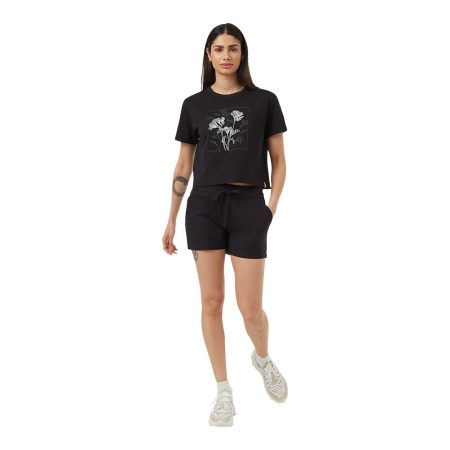 Tentree Women's Floral Crop T Shirt