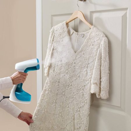 T-fal 1110W Handheld Clothes Steamer, 5 Minutes of Continuous Steam, 45 Second Heat Up