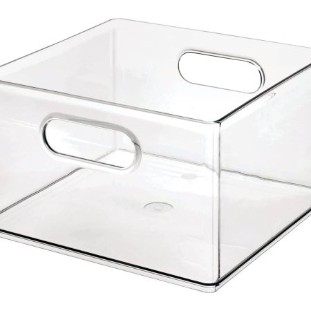 The Home Edit by iDESIGN Clear Stackable Organizing Storage Bin, 8.2-L