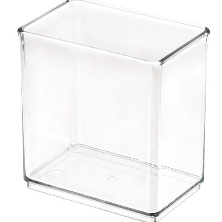 The Home Edit by iDESIGN Clear Stackable Deep Organizing Storage Bin, 1-L