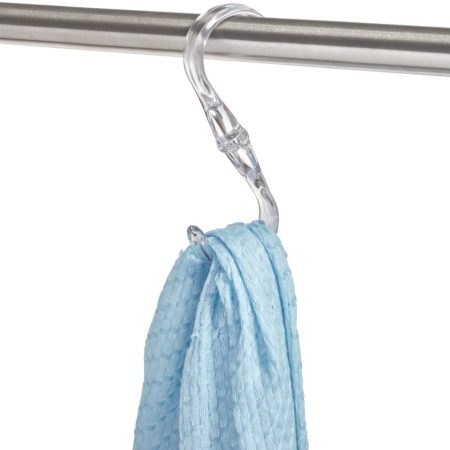 The Home Edit Clear Hanging S Hook, For Closet Organization