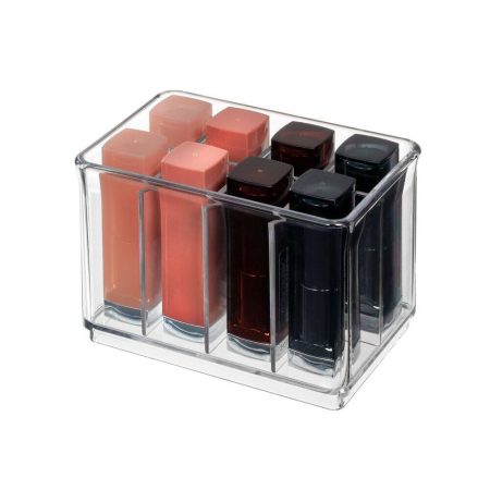 The Home Edit by iDESIGN Clear Stackable Short Shallow Organizing Storage Bin, 0.5-L