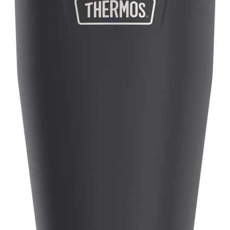 Thermos Icon™ Vacuum Insulated Stainless Steel Portable Travel Tumbler with Leakproof Spinner Lid, Granite, 16-oz