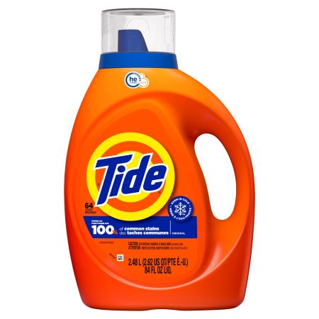 Tide Liquid Laundry Detergent, Original, 64 loads, 2.72 L