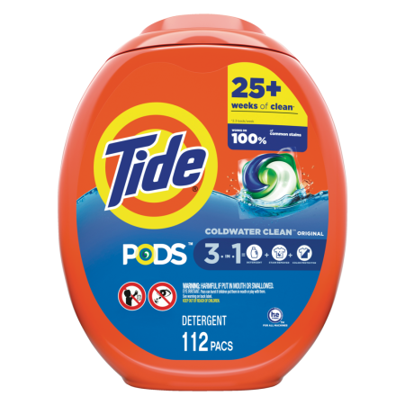 Tide PODS Laundry Detergent Original Scent, 112 count