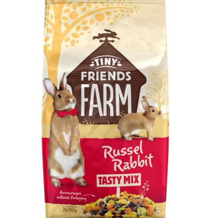 Tiny Friends Farm Russel Rabbit Tasty Mix Food, 907-g