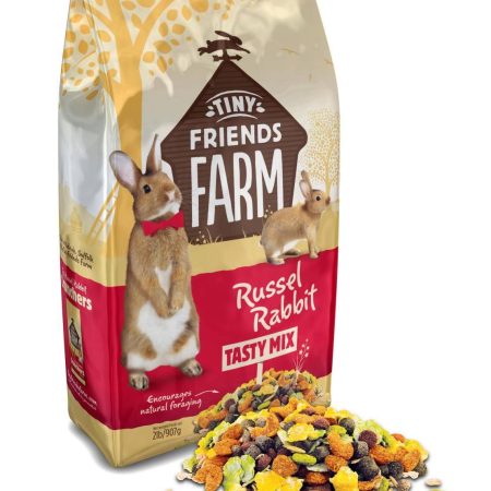 Tiny Friends Farm Russel Rabbit Tasty Mix Food, 907-g