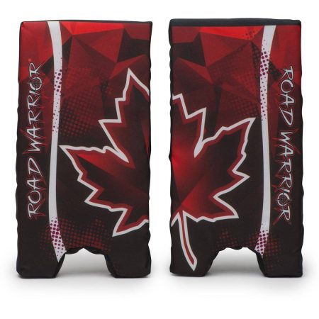 Road Warrior Canada Street Hockey Goalie Leg Pads/Glove/Blocker Set, Tyke/Child, Ambidextrous, 15-in