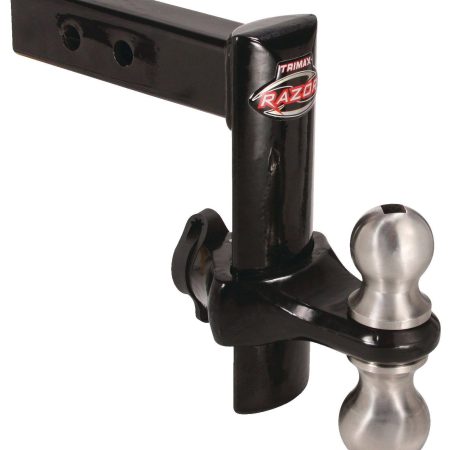 Trimax Razor Adjustable Tow Hitch, Forged Steel, 8-in Drop