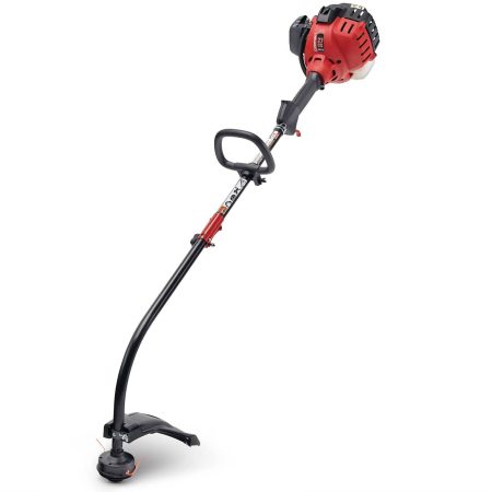 Troy-Bilt TB21EC 27cc 2-Cycle Curved Shaft Gas String Grass Trimmer Edger Capable 16-in