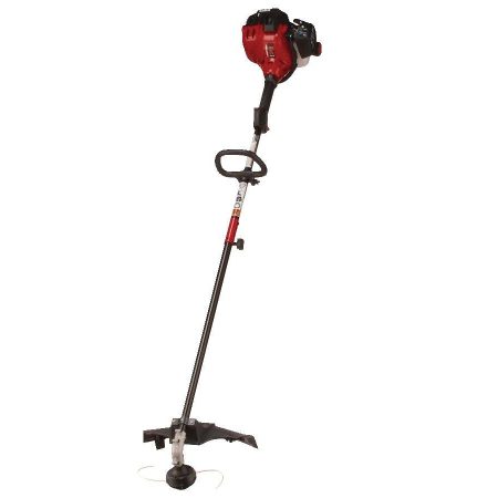 Troy-Bilt 27cc Gas 2-Cycle Straight Shaft Grass Trimmer with Edger Capable, 17-in